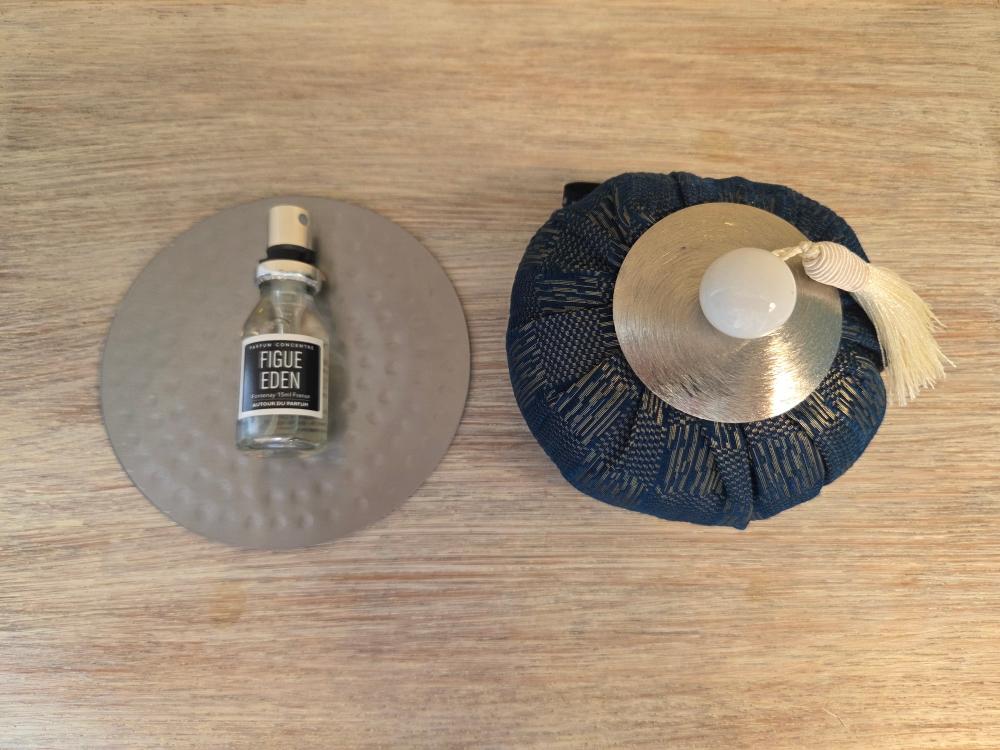 Aumônière Parfumée Figue Eden - objet parfumé rechargeable pour la maison - vue 2