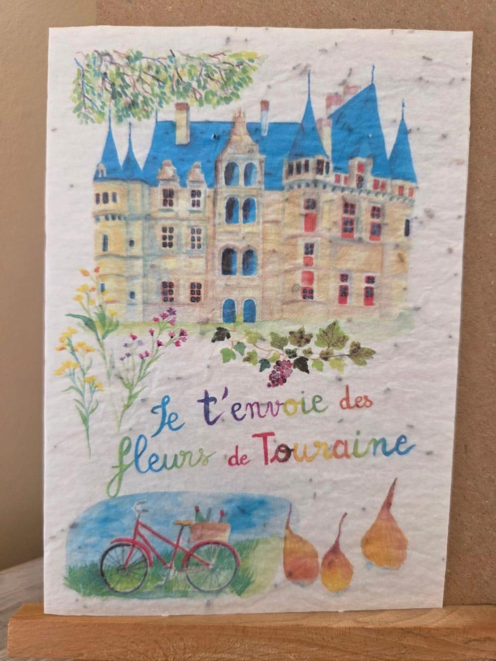 carte postale des cartes à planter de "les cartes de lulu " , D'Ici et de claire 