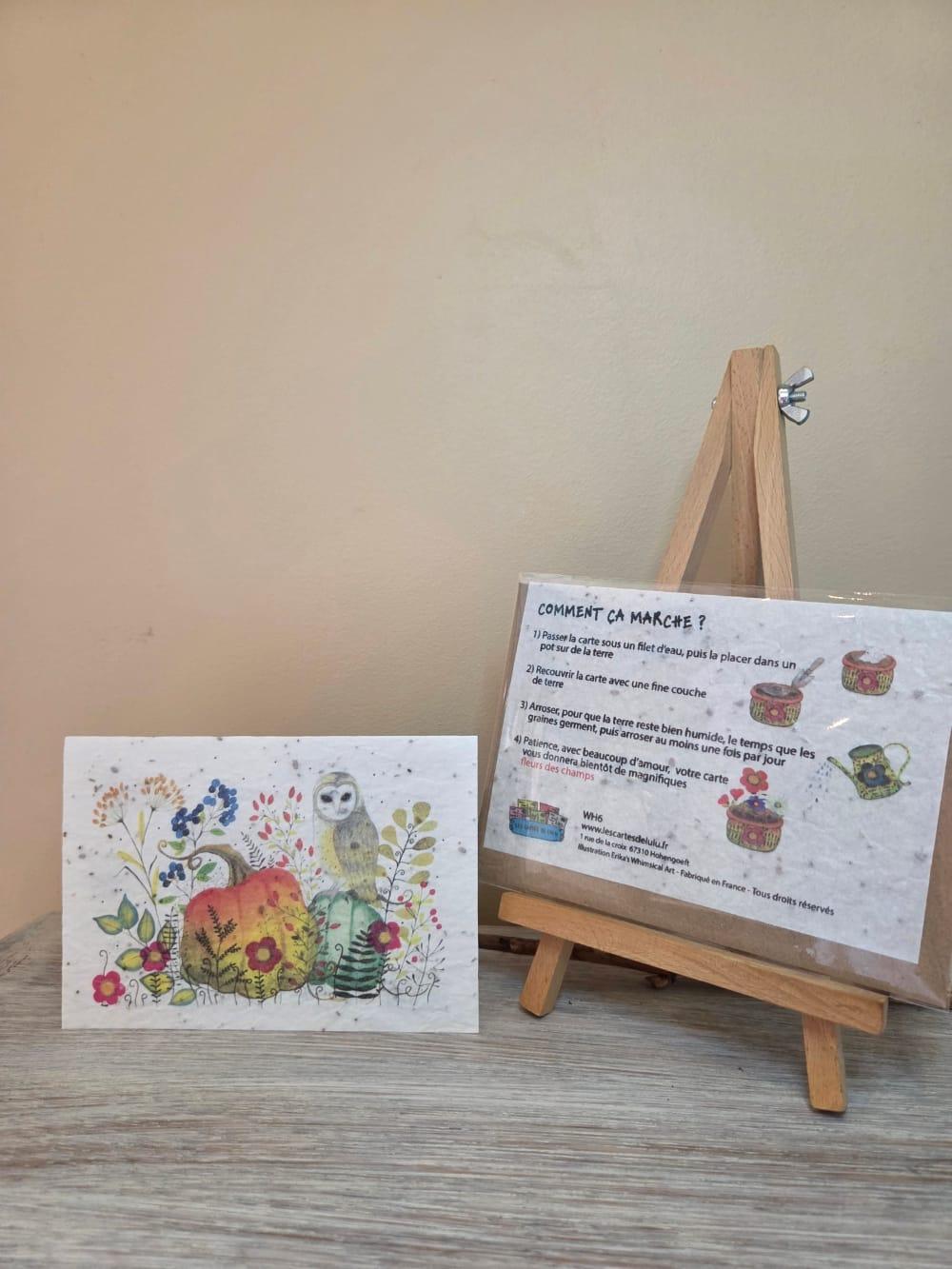 Carte à planter toutes occasions - Carte fleurie en papier ensemencé - vue 2