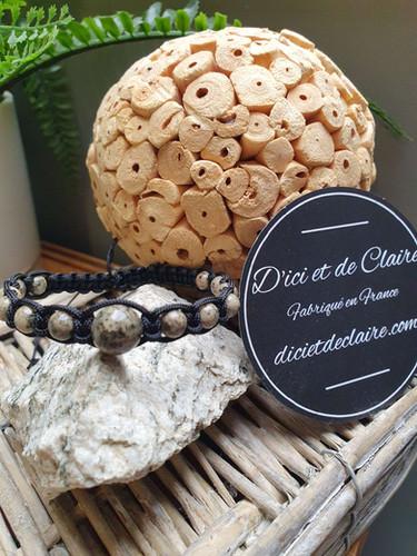 Bracelet Shamballa 13 perles de Syénite - vue 3