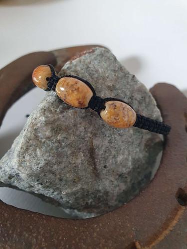 Bracelet Shamballa 3 perles de verre - vue 3