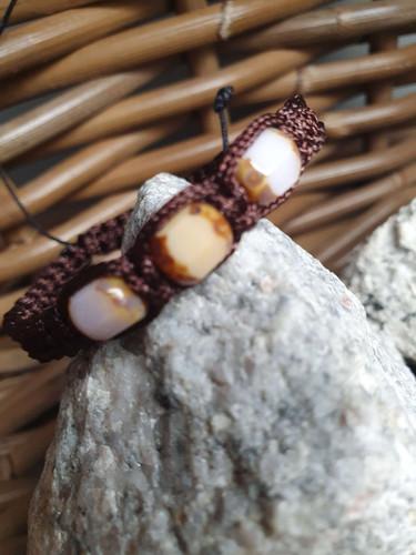 Bracelet Shamballa 3 perles de verre - vue 4
