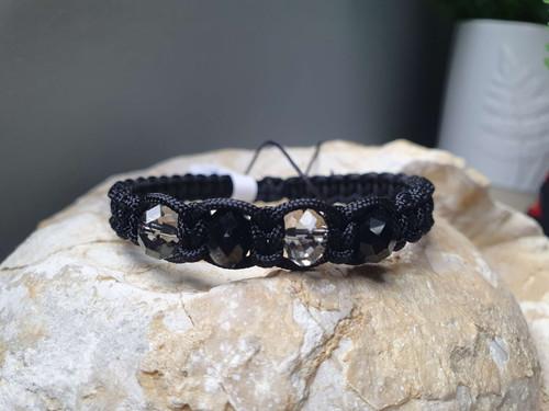 Bracelet Shamballa 4 perles de cristal Autrichien - vue 3