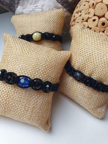 Bracelet Shamballa 5 perles de cristal Autrichien - vue 4