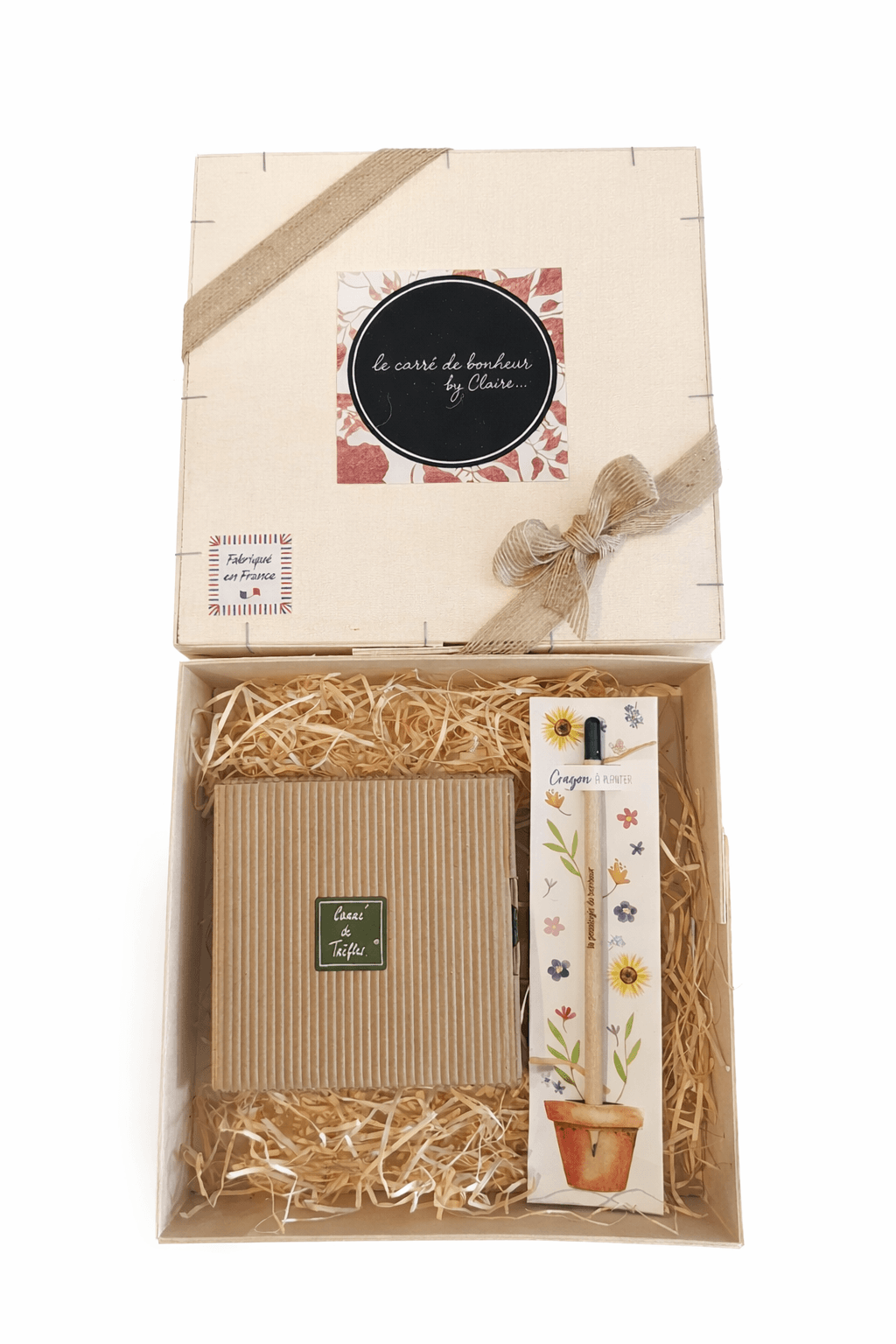 Coffret Cadeau Bien-être - Le Carré de Bonheur ( Made in France) - Carré de Trèfles/les cartes de LULU, artisanat 