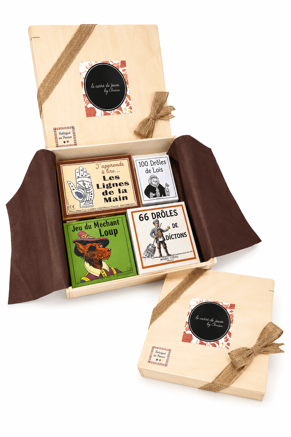 Coffret Jeu apéro Made In France - Le Carré de Jeux