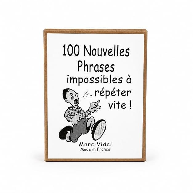 Un jeu de 100 nouvelles phrases à répéter vite .D'Ici et de Claire 