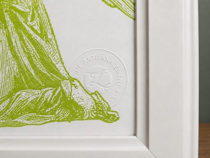 sceau d'authenticité de l'atelier letterpress - D'Ici et de claire 