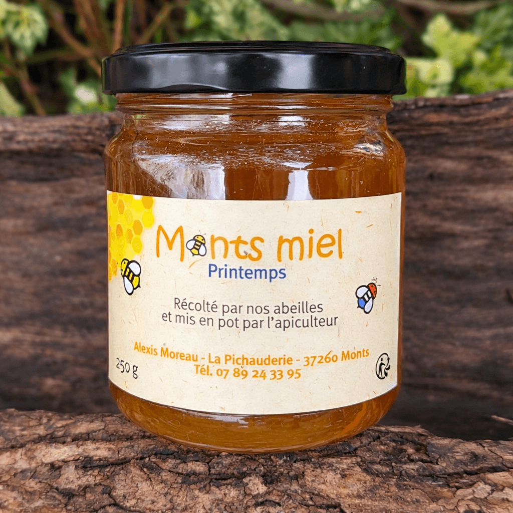 Ecrin Gourmet de Monts - Coffret Cadeau Gourmand de Touraine -Miel artisanal & Thé Vert Jasmin Safran- Produits locaux - vue 2