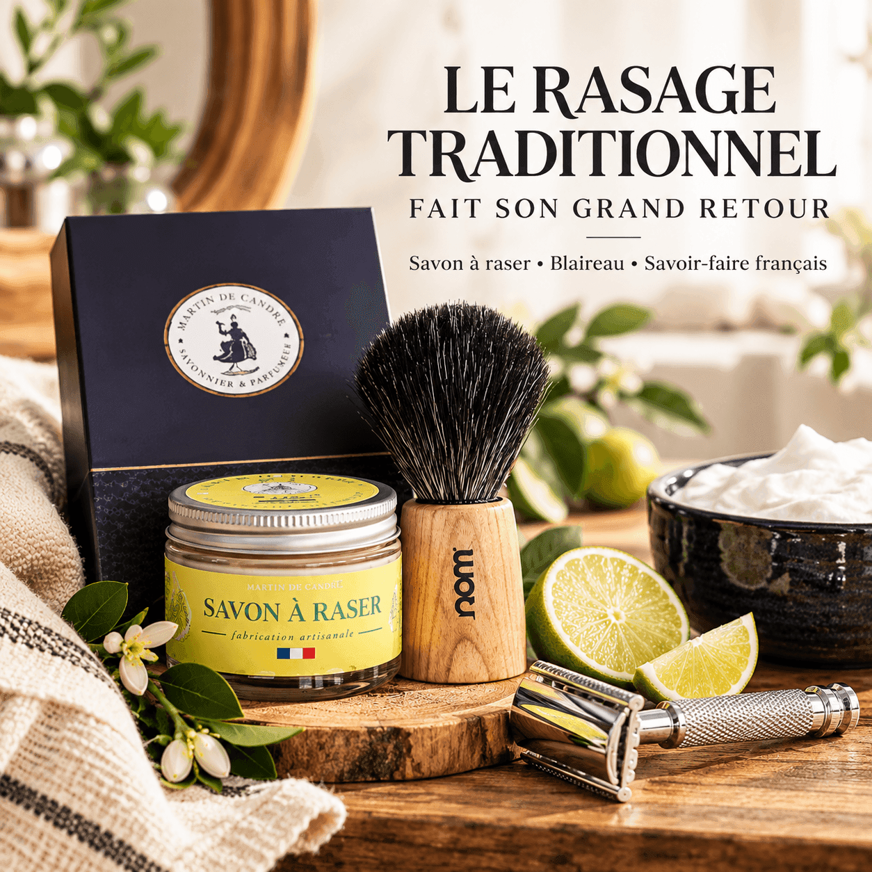 Savon à raser : pourquoi le rasage traditionnel revient en force ?