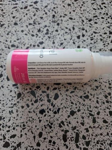 composition de lait corporel au lait d'ânesse