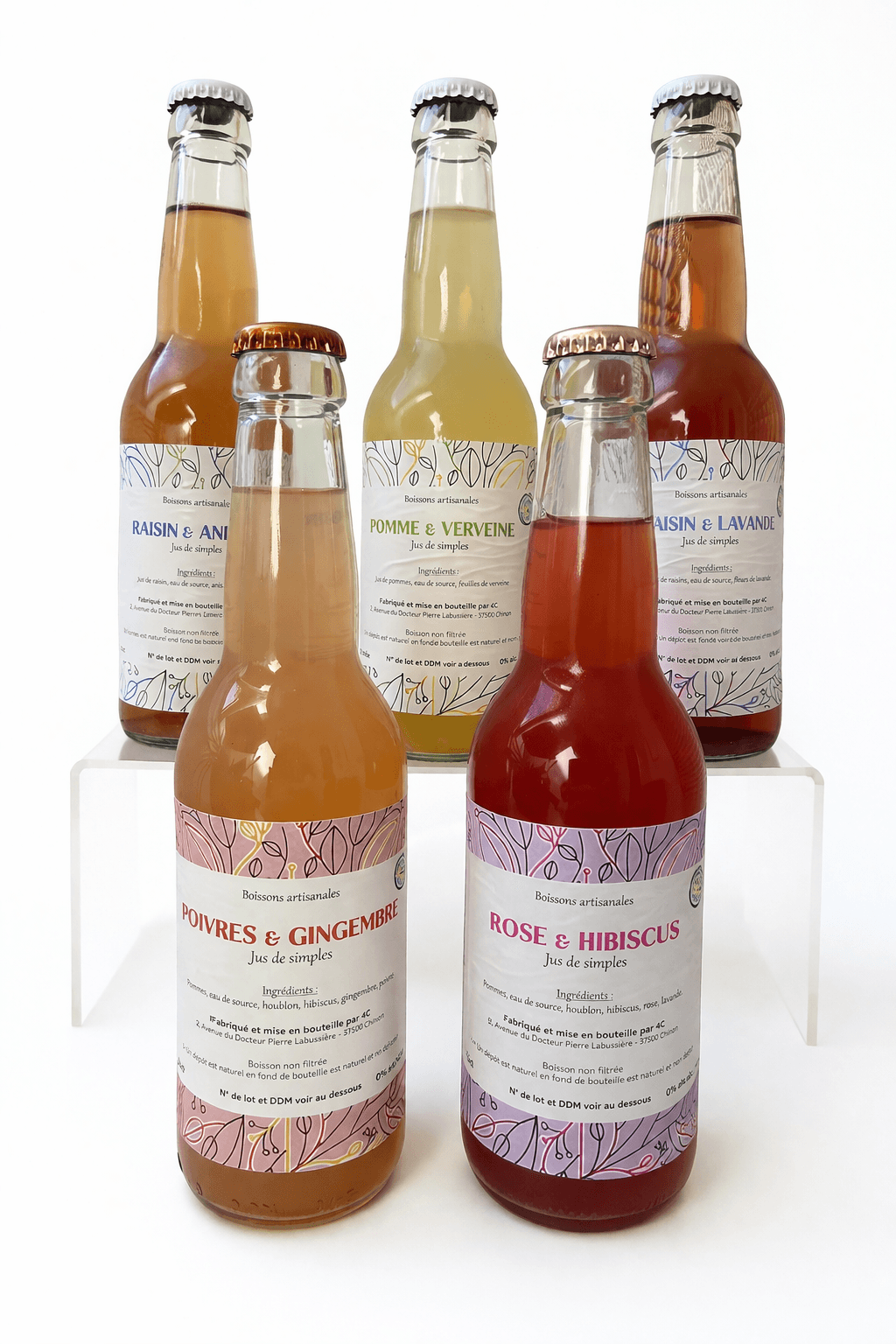 Coffret cadeau invité Touraine -la Tourangelle- Produits locaux artisanaux sans alcool - vue 3