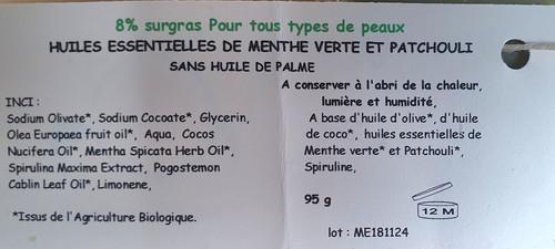 SAVON Menth'Chouline - vue 2