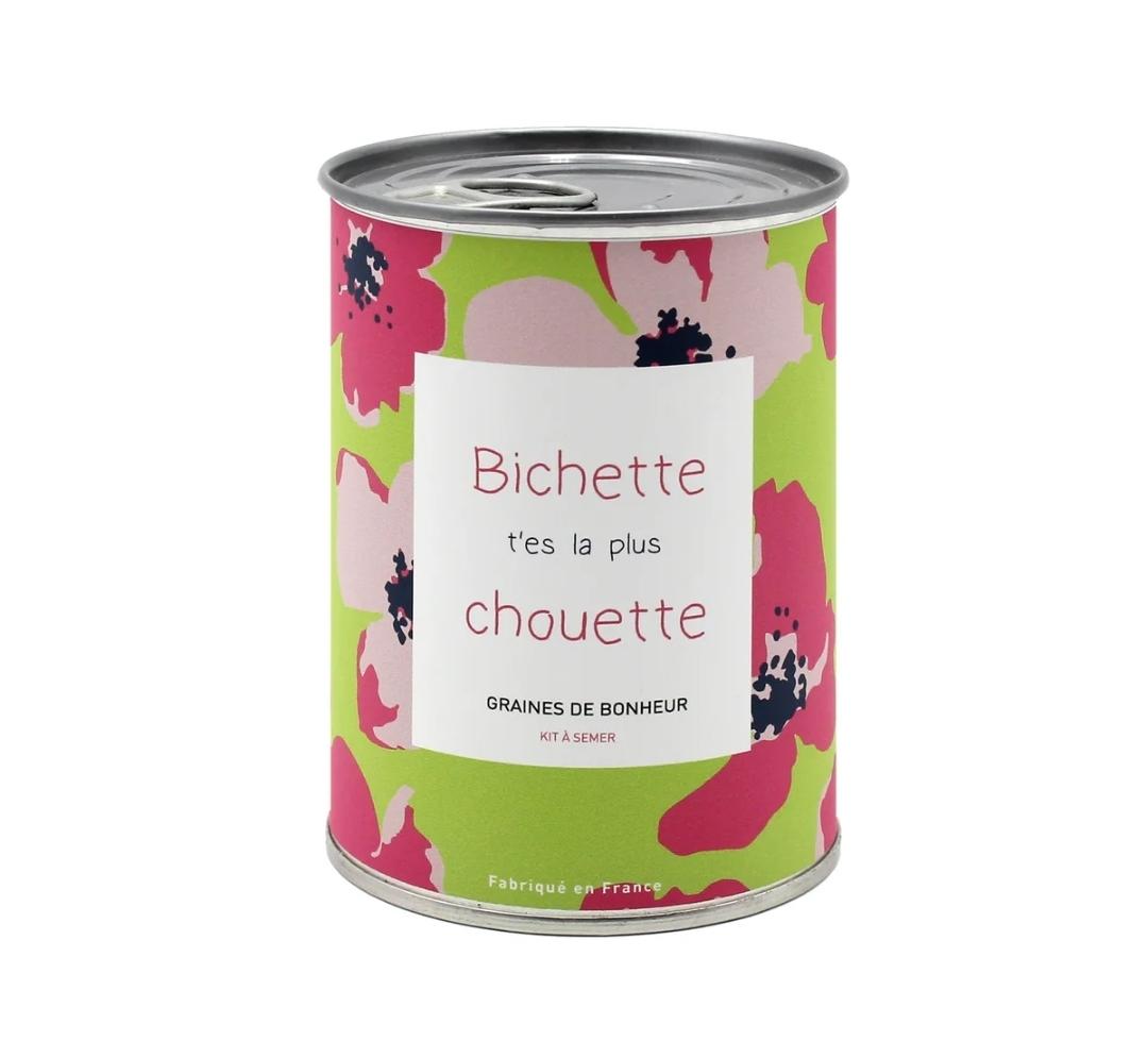 Kit à semer "Bichette t'es la plus chouette"