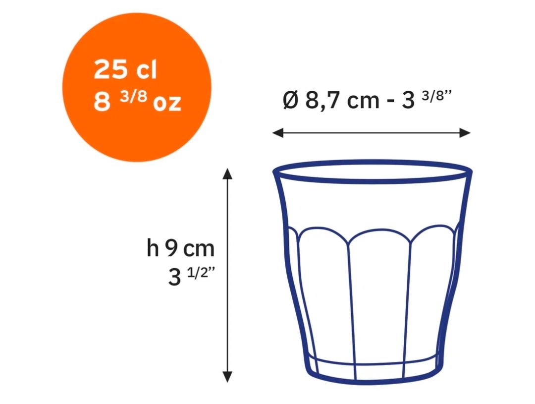 Pack 4 verres Duralex - vue 8